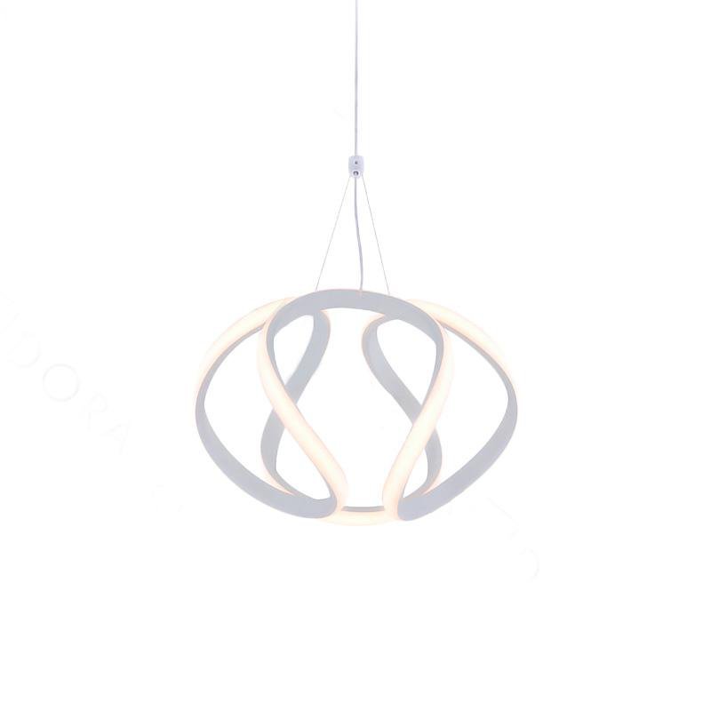 Pendente Calamaro Branco 20cm LED 39W 2730LM 3000K Bivolt para Salas e Quartos - DCD03222 - 2