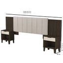 Ver imagem 3 de Cabeceira para Cama Box Casal/Queen Elena Marrom