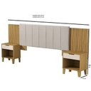 Ver imagem 3 de Cabeceira para Cama Box Casal/queen Elena