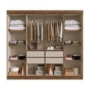 Ver imagem 3 de Guarda Roupa Casal Mdf Califórnia 60800 8 Portas 4 Gavetas