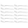 Conjunto 12 Garfos de Mesa Inox 19cm Turim Brinox Cozinha Almoço Jantar Servir Talher - 1