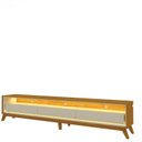 Ver imagem 3 de Rack para TV até 90 Polegadas com LED 100% MDF 260cm Pés em Madeira Requinte Marrom