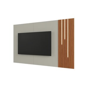 Painel Arezzo New com Led Cascata Cor:naturalle/off White