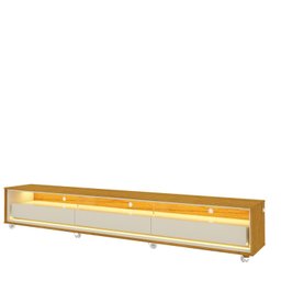 Rack para TV até 85 Polegadas com LED e Rodízios 260cm 100% MDF Requinte - 2