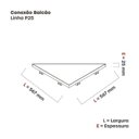 Ver imagem 5 de Balcão para Atendimento em L Completo