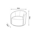 Ver imagem 4 de Conjunto Decorativo 02 Poltronas + Sofá Curvo Orgânico Nature Gaia Veludo Roxo - Montanaris Decor