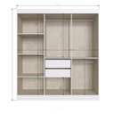 Ver imagem 4 de Guarda Roupa Casal Mdf New York 21706 6 Portas 2 Gavetas