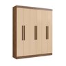 Guarda Roupa Casal Mdf New York 21706 6 Portas 2 Gavetas - 2
