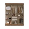 Guarda Roupa Casal Mdf New York 21706 6 Portas 2 Gavetas - 3