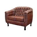 Ver imagem 1 de 1 Sofá 2lugares Chesterfield Courissimo Nozes Dominic Decor