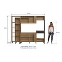 Ver imagem 5 de Cozinha Modular Compacta 06 Portas, Adega e 02 Nichos para Forno Laura