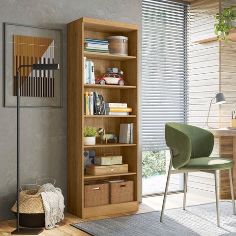 Estante para Livros 5 Prateleiras 183x61,5cm