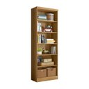 Ver imagem 3 de Estante de Livros 61CMX183CM 5 Prateleiras Marrom/Freijó Toq