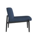 Ver imagem 5 de Poltrona Decorativa Madeira Maciça Jequitibá Assento com Persintas Narvi 