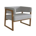 Ver imagem 2 de Poltrona em Madeira Maciça com Braço Bria