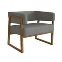 Ver imagem 2 de Poltrona em Madeira Maciça com Braço Bria