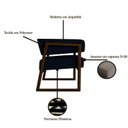 Ver imagem 4 de Poltrona em Madeira Maciça com Braço Bria