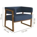 Ver imagem 3 de Poltrona em Madeira Maciça com Braço Bria