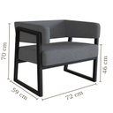 Ver imagem 3 de Poltrona em Madeira Maciça com Braço Bria