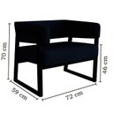 Ver imagem 3 de Poltrona em Madeira Maciça com Braço Bria