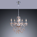 Ver imagem 2 de Lustre Pendente Candelabro Para Sala France Nice 5 Lâmpadas E14 Bivolt:Champagne/110V/220V