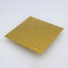 Chuveiro de Luxo 20/20cm Quadrado Dourado Brilhante - 3