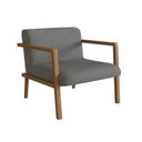 Ver imagem 2 de Poltrona em Madeira Maciça com Braço Gandia