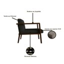 Ver imagem 3 de Poltrona em Madeira Maciça com Braço Gandia