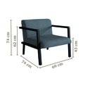 Ver mais imagens de Poltrona em Madeira Maciça com Braço Gandia