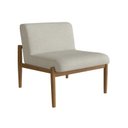 Ver imagem 2 de Poltrona Decorativa Madeira Maciça Jequitibá Assento com Persintas Narvi