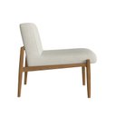 Ver imagem 5 de Poltrona Decorativa Madeira Maciça Jequitibá Assento com Persintas Narvi