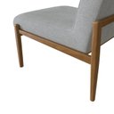 Ver imagem 7 de Poltrona Decorativa Madeira Maciça Jequitibá Assento com Persintas Narvi