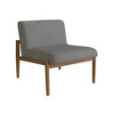 Ver imagem 2 de Poltrona Decorativa Madeira Maciça Jequitibá Assento com Persintas Narvi 