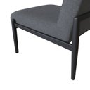 Ver imagem 7 de Poltrona Decorativa Madeira Maciça Jequitibá Assento com Persintas Narvi 