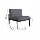 Ver imagem 3 de Poltrona Decorativa Madeira Maciça Jequitibá Assento com Persintas Narvi 