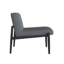 Ver imagem 5 de Poltrona Decorativa Madeira Maciça Jequitibá Assento com Persintas Narvi 