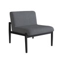 Ver imagem 2 de Poltrona Decorativa Madeira Maciça Jequitibá Assento com Persintas Narvi 