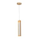 Ver imagem 1 de Pendente 2×7×30cm 5w 3000k Bivolt Metal Dourado+cristal
