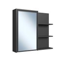 Ver imagem 6 de Gabinete de Banheiro 80cm Paula com Espelheira 01 Porta e Cuba Branca