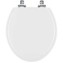 Ver imagem 1 de Assento Sanitário com Amortecedor Buzios Branco para Vaso Hervy