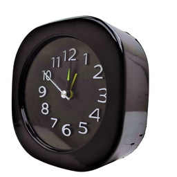 Relógio Despertador de Cabeceira Retrô Alarme Analogico Colorido Infantil Pilha Preto - 3