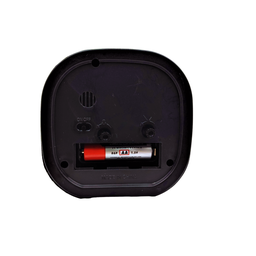 Relógio Despertador de Cabeceira Retrô Alarme Analogico Colorido Infantil Pilha Preto - 6