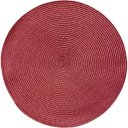 Ver imagem 1 de Kit 6 Americano Requinte Liso para Mesa Redondo 38cm Bordô