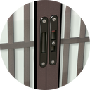 Ver imagem 3 de Janela Alumínio Confort 4F.c/Grade 100 x 200 V.Liso Marrom Corten Brimak