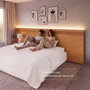 Ver imagem 5 de Painel Cabeceira Frisado Casal/Queen com LED 109x270cm