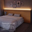 Ver mais imagens de Painel Cabeceira Frisado Casal/Queen com LED 109x270cm