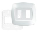 Ver imagem 1 de Placa 4"" X 4"" com Suporte 2 Módulos Verticais Elegance - 2761 - Fame Placa 4x4 C/suporte 2 Mod.ver
