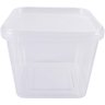 Pote Descartável 500ML Quadrado com Tampa Pacote com 20 - 1