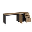 Ver mais imagens de Conjunto para Escritório com Mesa Escrivaninha e Balcão Concept Móvel na Caixa