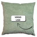 Ver imagem 3 de Capa de Almofada Tecido Boucle Drapeada Cores 50x50cm - Verde Claro